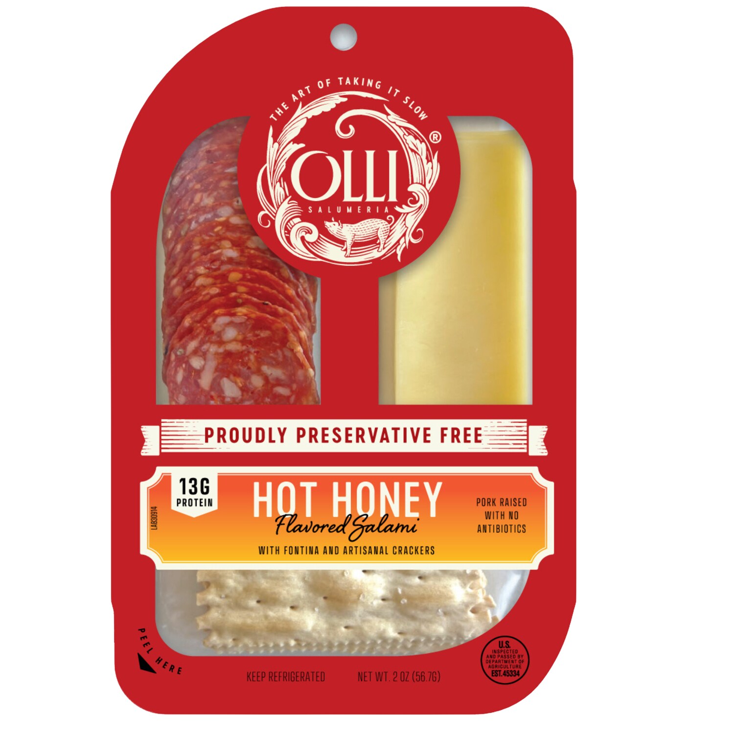 Olli Salumeria Hot Honey & Fontina Snack Pack